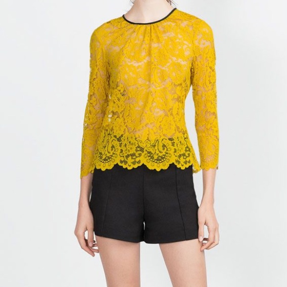 Zara lace top